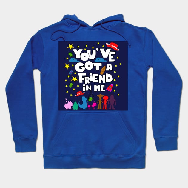 love, toys and friends Hoodie by jorge_lebeau